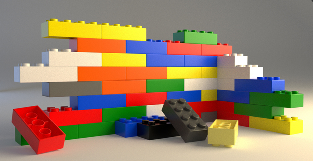 Legologica: la tecnica dei mattoncini Lego per un'abitazione