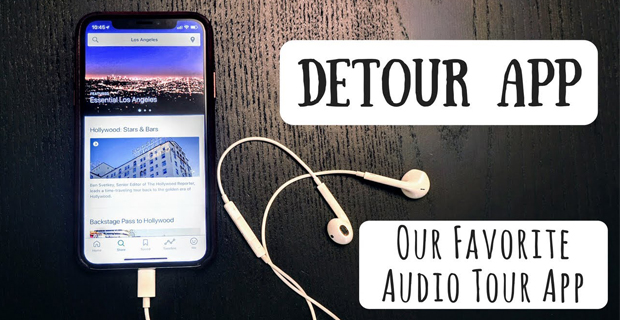 L'app con l'audioguida urbana Detour.